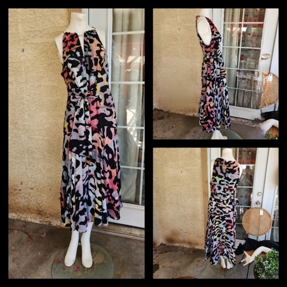 Rachel Rachel Roy Claudette Leopard Midi Dress - Picture 2 of 7